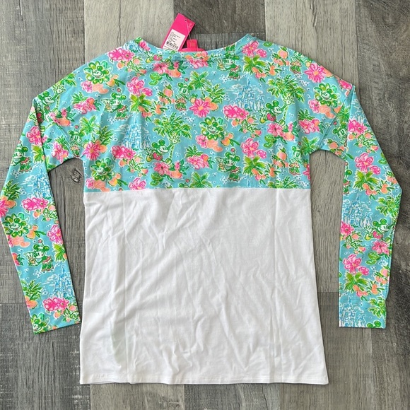LILLY PULITZER x DISNEY Finn coastal women’s long sleeve  XXS - Picture 5 of 6